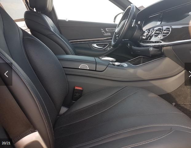 Left hand drive car MERCEDES S CLASS (01/03/2015) - 